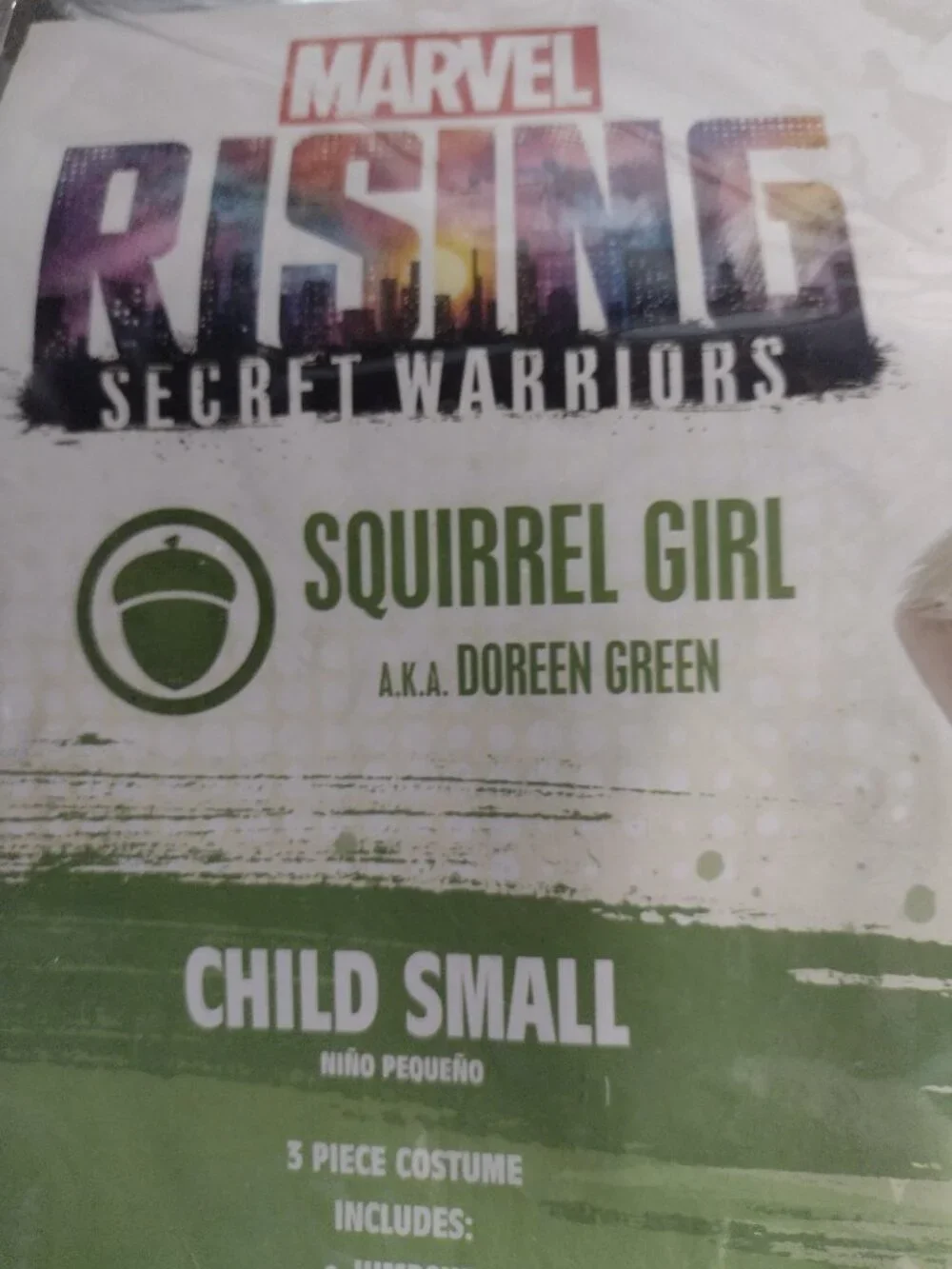 Marvel Squirrel Girl Costume Size Small 4/6